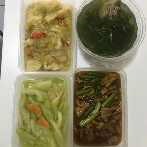 Trial Tingkat - 3 Dishes + 1 soup/ 4 Dishes (5 days)
