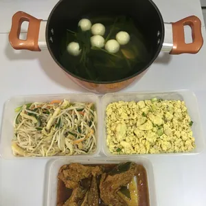 Trial Tingkat - 3 Dishes + 1 soup/ 4 Dishes (5 days)