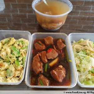 Tingkat - 3 Dishes + 1 soup/ 4 Dishes  (20 days)