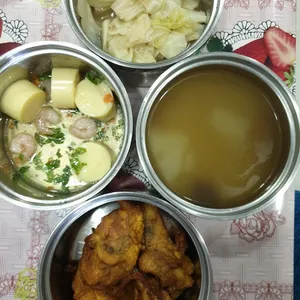 5 Days Tingkat Trial (3 Dishes + 1 Soup)