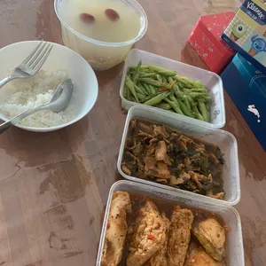 Tingkat - 3 Dishes + 1 soup/ 4 Dishes  (20 days)