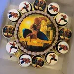 Spiderman Hero (Size: Classic (7 Inch Cake + 12 Cupcakes)) (Eggless?: Yes) (Big Candles: 2) (Small Candles: 2)