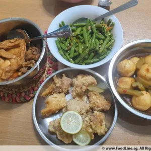 Trial Tingkat - 3 Dishes + 1 soup/ 4 Dishes (5 days)