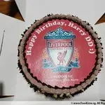 LIVERPOOL (*Price from $58.90 onward) (Size: 8 Inch (12-18 pax)) (Flavours: Chocolate) (Eggless: No) (Big Candles: 3) (Small Candles: 7)