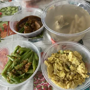 Trial Tingkat - 3 Dishes + 1 soup/ 4 Dishes (5 days)