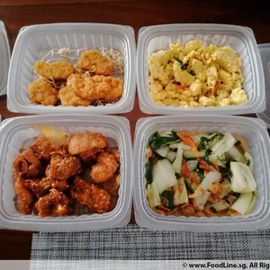 Lunch/Dinner Tingkat (5 Days, 3 Dishes + Soup OR 4 Dishes)