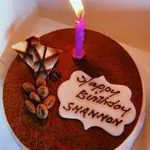 Tiramisu (Size: 16cm) (Qty of Big Candles: 2) (Qty of Small Candles: 5)