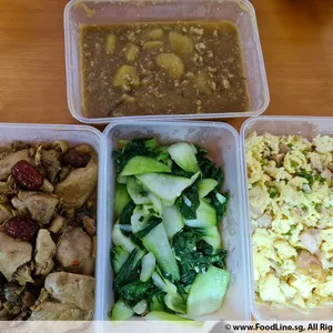 Tingkat - 3 Dishes + 1 soup/ 4 Dishes  (20 days)