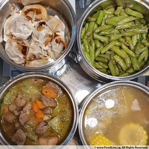20 Days Tingkat Package (3 Dishes + 1 Soup)