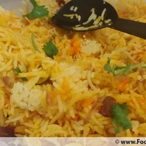 Briyani Rice (Basmati Rice cook w Yoghurt, Indian Spices & Ghee)