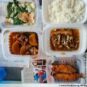 Lunch/Dinner Tingkat (5 Days, 3 Dishes + Soup OR 4 Dishes)