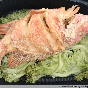 Deep-fried Red Snapper with Sweet & Sour Sauce 糖醋红曹魚