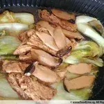 Baby Cabbage with King Mushroom & Bean Sheet 鲜鲍菇豆根娃娃菜