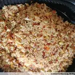 Fried Two Type Rice with Caviar 鱼子鸳鸯炒饭