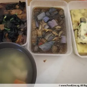 Tingkat - 3 Dishes + 1 soup/ 4 Dishes  (20 days)