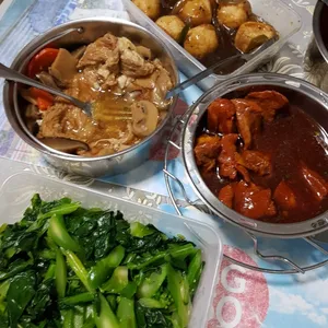 Tingkat - 3 Dishes + 1 soup/ 4 Dishes  (20 days)