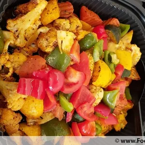 Festive Roasted Mixed Vegetables with Capsicum