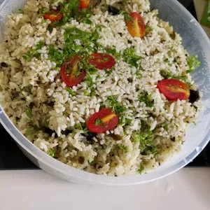 Mediterranean Black Olive Rice