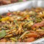 参巴苏东 Sambal Sotong on Banana Leaf