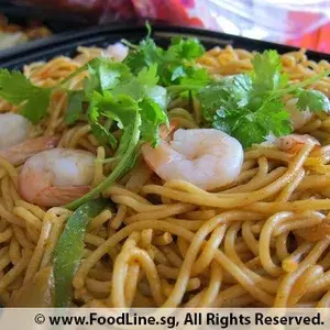 Dry Laksa Angle Hair Pasta