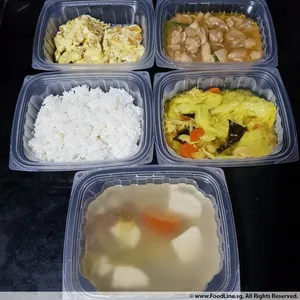 For First Time Customers: Special 3 Days Trial Lunch Tingkat Package (3 Dishes + Soup OR 4 Dishes)