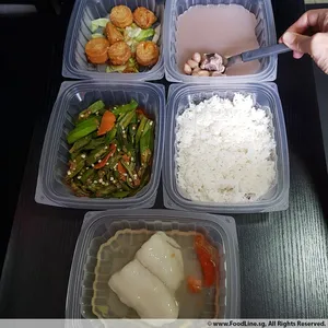 For First Time Customers: Special 3 Days Trial Lunch Tingkat Package (3 Dishes + Soup OR 4 Dishes)