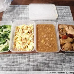 Trial Tingkat - 3 Dishes + 1 soup/ 4 Dishes (5 days)