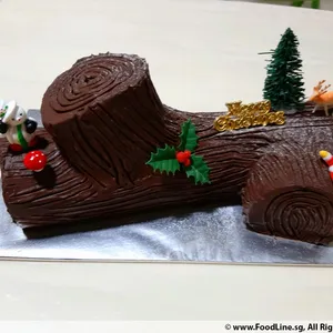 Chocolate Log Cake