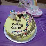 Premium Durian Cake (Size/Weight: 20cm) (Qty of small candles: 3) (Qty of large candles: 3)