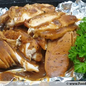Sliced Roasted Turkey Breast with Chef’s Speciality Gravy sauce