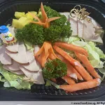 Christmas Cold Cuts <i> (Sliced roasted turkey, honey baked ham, crabstick garnished with pineapple pickles) </i>