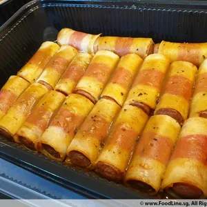 Turkey Bacon & Sausage Roll