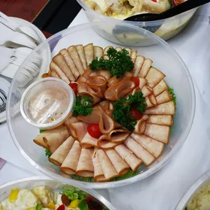 Honey Chicken Ham with Pineapple Glaze Sauce