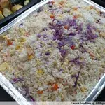 Christmas Fried Rice with Diced Turkey