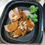 Honey Baked Turkey Ham with Garlic Honey Mustard sauce