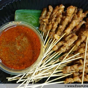 Cooked Chicken Satay (50 pcs)