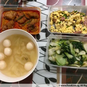 Trial Tingkat - 3 Dishes + 1 soup/ 4 Dishes (5 days)
