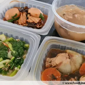 Lunch/Dinner Tingkat (10 Days, 3 Dishes + Soup OR 4 Dishes)