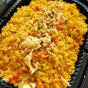 Golden Pineapple Fried Rice with Chicken Floss
