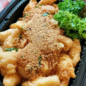 Golden Fish Fillet with Cereal