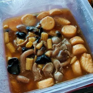 Braised Shrimp Bean curd with Fresh Bean