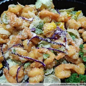 椰丝金黄虾球 Shredded Golden Prawn Ball