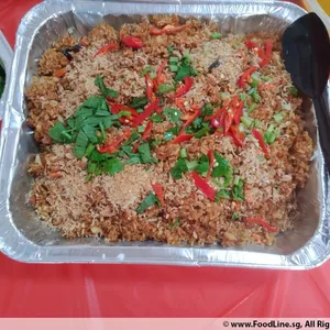 Golden Fried Rice 干贝金银炒饭