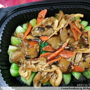 鲍鱼菇三菇上海青 ShangHai Green w/Abalone Mushroom