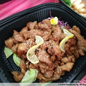旺梨蜜汁排骨王 Honey Pork Chop w/Pineapple