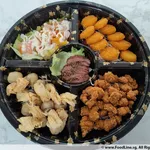 Prosperity Fortune Platter (Smoked Duck, Breaded Scallop, Golden Money Bag, Salad Prawn, Golden Chicken)