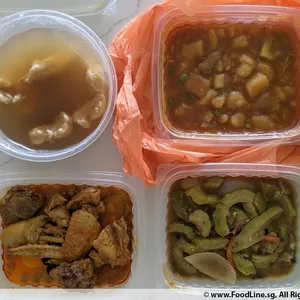 Lunch/Dinner Tingkat (5 Days, 3 Dishes + Soup OR 4 Dishes)