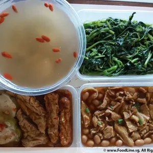 Trial Tingkat - 3 Dishes + 1 soup/ 4 Dishes (5 days)
