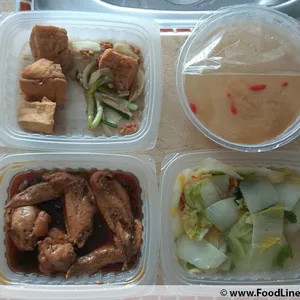 Lunch/Dinner Tingkat (5 Days, 3 Dishes + Soup OR 4 Dishes)