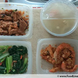 Lunch/Dinner Tingkat (5 Days, 3 Dishes + Soup OR 4 Dishes)